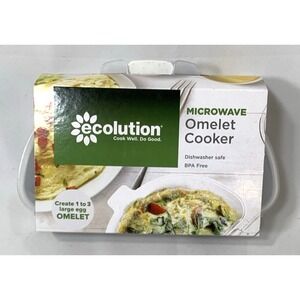 Ecolution Microwave Omelet Cooker BPA Free Easy Egg Dish BRAND NEW
